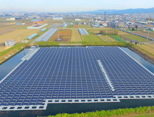 100KW Floating Installation Solar System in Japan