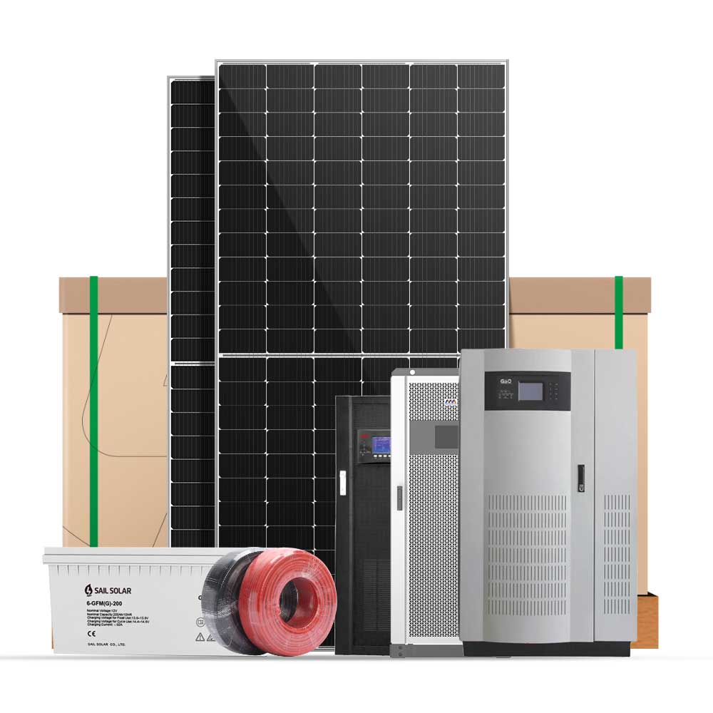 30KW-1000KW Off Grid Solar Power System With Battery For Commercial and Industry Use