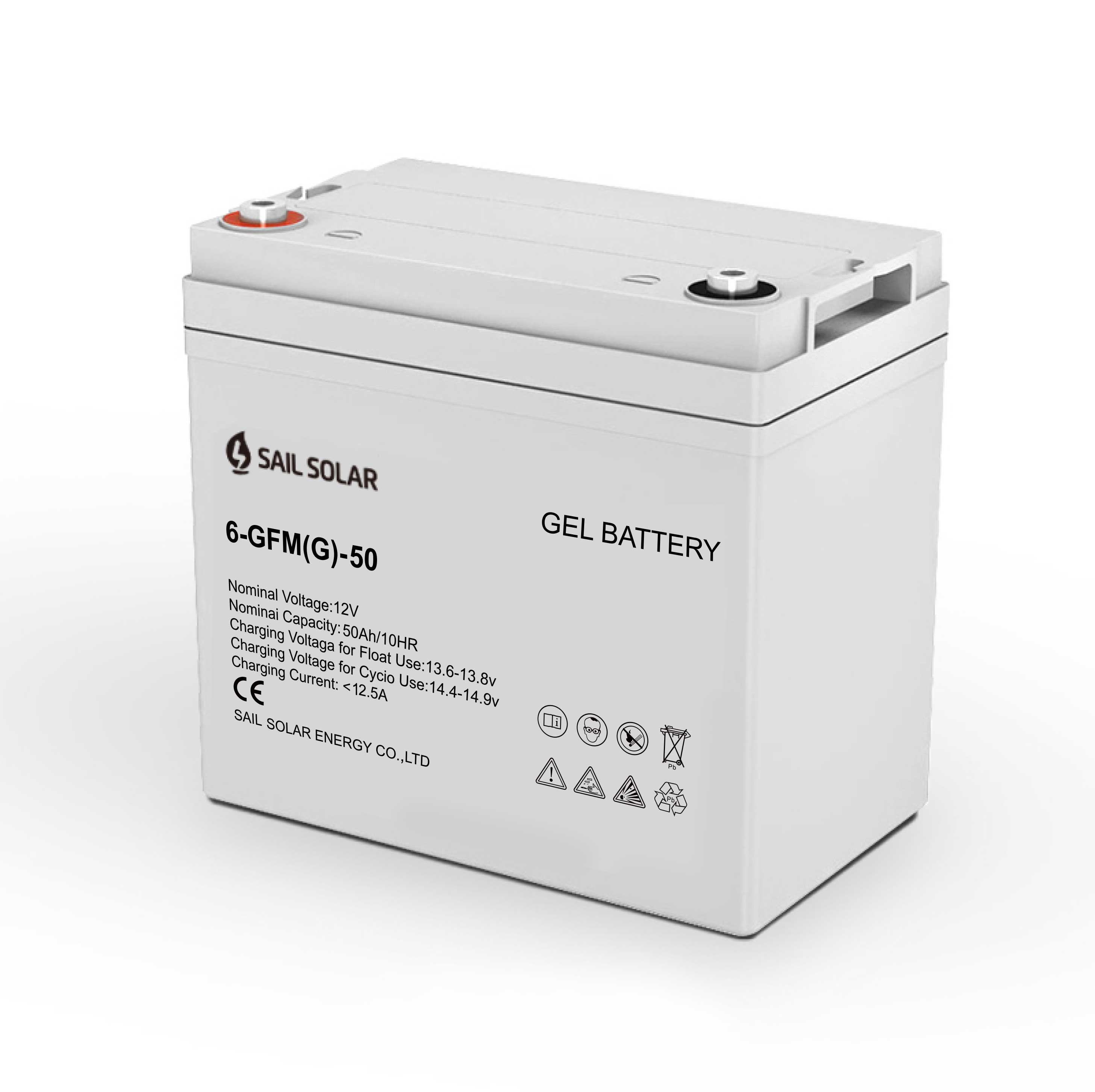 50ah gel solar battery