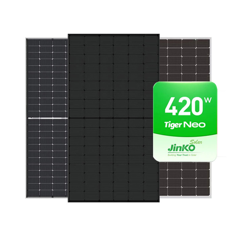 Jinko Tiger Neo N-type Series Tier 1 All Black 420Wp 415Wp 410Wp Mono 550Wp 545Wp 540Wp Solar Panel PV Module