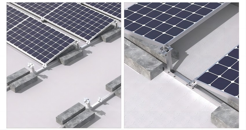 flat roof mounting