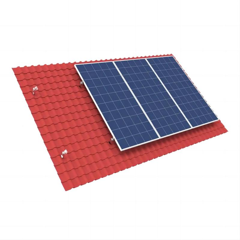 Glazed Tile Roof Mounting Brackets Aluminium Alloy for Residential Solar System Use