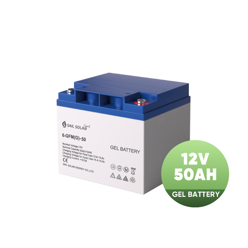 12V 50Ah Gel Battery AGM Lead Acid Battery Deep Cycle China Factory