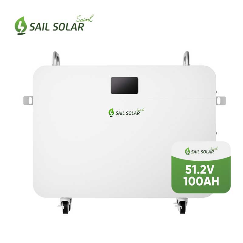 SAIL SOLAR 51.2V100Ah Storage Lithium Battery used in Solar System with Customizable