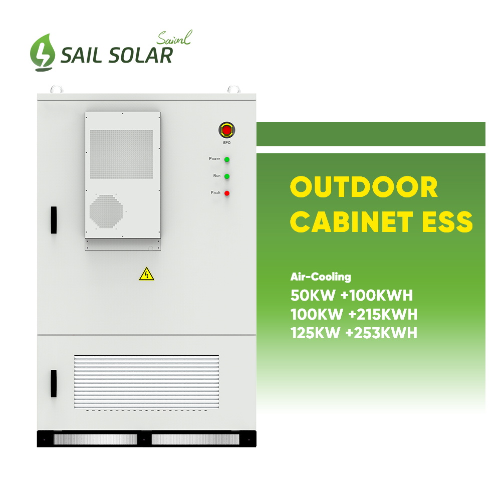 SAIL SOLAR 125KW/215KW All-in-One Outdoor Energy Storage System for Commercial Use