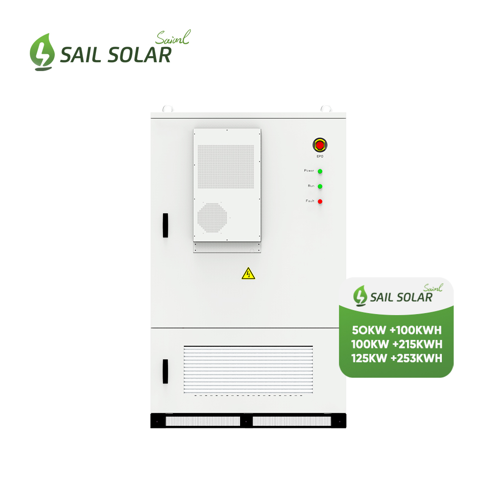 SAIL SOLAR 125KW/215KW All-in-One Outdoor Energy Storage System for Commercial Use